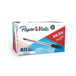 PAPERMATE INKJOY 50 BALLPOINT PEN 1MM BLACK BOX.60