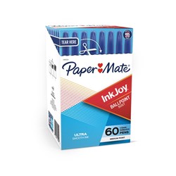 PAPERMATE INKJOY 50 BALLPOINT PEN 1MM BLUE BOX. 60