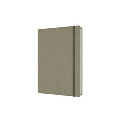 Debden Designer Diary Day To A Page A5 Textured Fabric Green