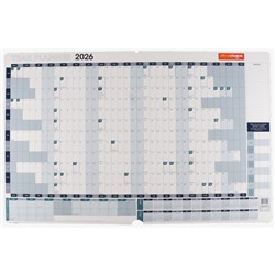 Office Choice/GNS year planner YTV 610 x 870mm White and Blue