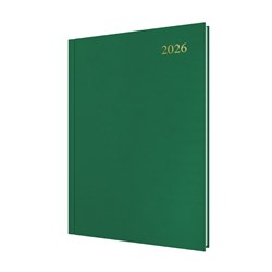 Collins Essential Diary A4 Day To Page Green