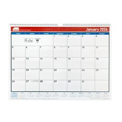 Sasco Wall Calendar 530X395mm Month To View