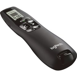 Logitech R800 Pro Presentation Remote with LCD Display Black