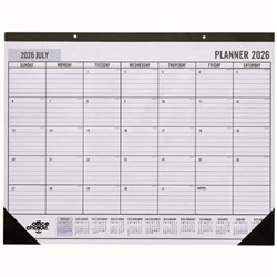 Office Choice Desk Planner 550 x 530mm Month To View White
