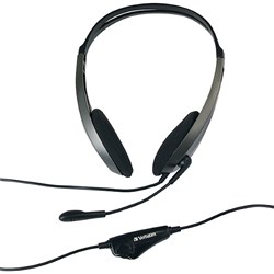 VERBATIM HEADSET With Microphone and volume