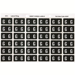 AVERY LABEL G SIDE TAB 25X38MM DARK GREEN PK.180 43307