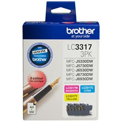 BROTHER LC33173PK CMY 3 COLOUR PACK