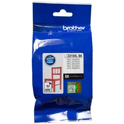 BROTHER LC3319XLBK BLACK HIGH YIELD INK CARTRIDGE