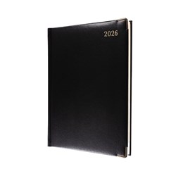 Debden Manager Classic Diary Day To A Page 190X260mm Black