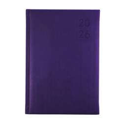 Debden Silhouette Diary A5 Day To Page Lilac