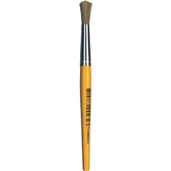 EDVANTAGE STUBBY PAINT BRUSHES Stubby Minor Round Nylon Bristle Brush  - MIN 12