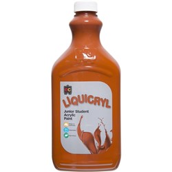 EC LIQUICRYL PAINT 2 Litre Burnt Sienna