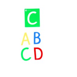 EC STENCIL Alphabet A-Z 90x110mm 26s