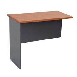 Rapid Worker Desk Return 730Hx900Wx450D Cherry and Ironstone