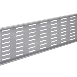Span Desk Steel Modesty Panel Requires Rapid Span Legs to Make 1800W Desk Silver Grey