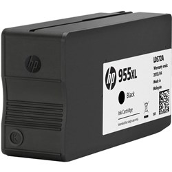 HP #955XL INKJET CARTRIDGE BLACK HIGH YIELD 2000PGS L0S72AA