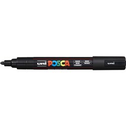 UNI POSCA COLOR MARKER BULLET MEDIUM BLACK