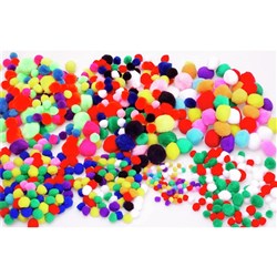 JASART POM POMS Std Colours Assorted Pk150