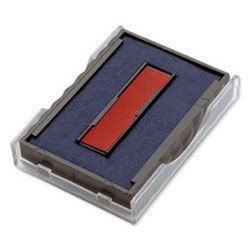 DESKMATE REPLACEMENT DATER INK PAD BLUE/RED