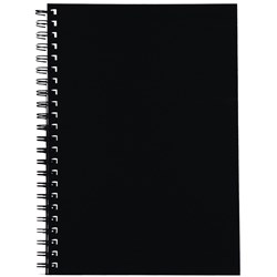 NOTEBOOK SPIRAX A4 TWINWIRE 200PG #512BK BLACK