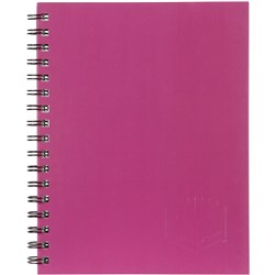 Spirax 512 Hard Cover Notebook A4 200 Page Pink
