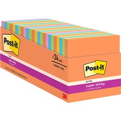 POST-IT NOTES CABINET PACK Super Sticky 654-24SSAU-CP Rio de Janeiro PK.24