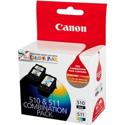 CANON PG-510 CL511 TWIN PACK C510511T (BLACK & COLOUR)