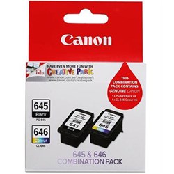 CANON PG645 Black ink CL646 Colour ink Pack