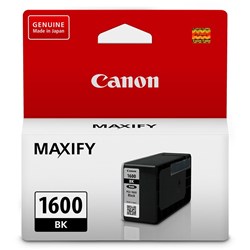 CANON PGI1600BK BLACK INK TANK 400 Pages MAXIFY