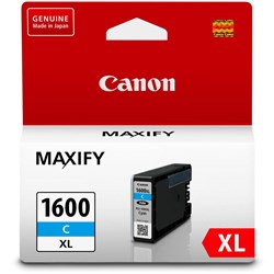 CANON PGI1600XL CYAN INK TANK 900 Pages MAXIFY
