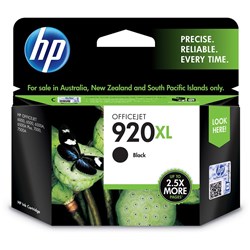 HP #920XL BLACK INK CART HIGH YIELD 1200 PGS