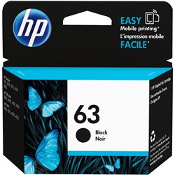 HP #63 INK Black 190 pages
