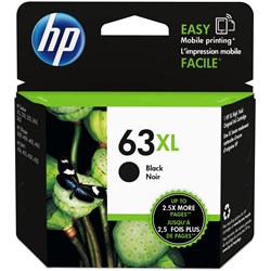 HP #63XL INK Black HY 480 pages
