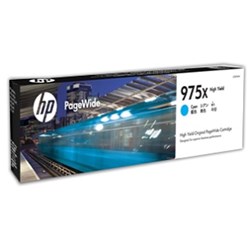 HP #975X XL INKJET CART Cyan HY 7,000 pages