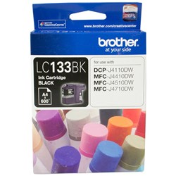 BROTHER LC133BK INKJET CART Black 600pg