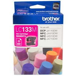 BROTHER LC133M INKJET CART Magenta 600pg