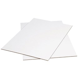 COLOURFUL CARDBOARD WHITE PASTEBOARD 508X635MM 200GSM 3 SHT