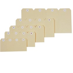SHIPPING TAGS #8 80x160MM BUFF 1000