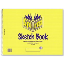 SPIRAX SKETCH BOOK 579 272X360MM 32PG SB