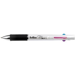 ARTLINE FLOW RETRACTABLE PEN 4 Colour 1.0mm Bright Barrels