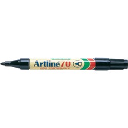 ARTLINE 70 PERMANENT MARKERS Med Bullet Black