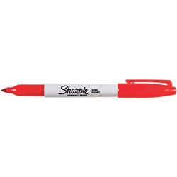 SHARPIE FINE POINT MARKER Permanent 1.0mm Fine Red UPC (30002)