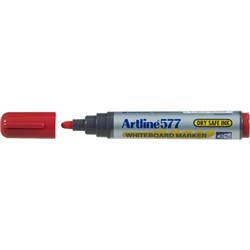 ARTLINE 577 DRYSAFE WHITEBOARD MARKERS Red