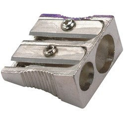 PENCIL SHARPENER METAL 2 HOLE
