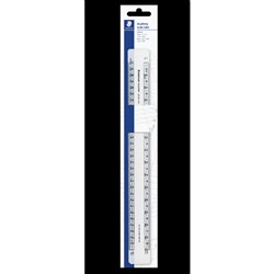 STAEDTLER OVAL SCALE RULERS - 300MM Scale: Front- 1:11:5 1:10 1:1