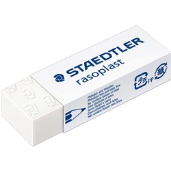 STAEDTLER RASOPLAST ERASERS Large 65x23x13mm For Pencils