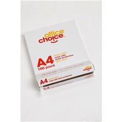 OFFICE CHOICE SHEET PROTECTORS A4 Heavy Duty Copysafe