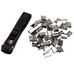 NALCLIP FAST CLIP REFILLS MEDIUM PK50 (CHROME) 8592