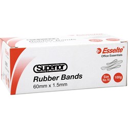 RUBBER BANDS 16 100GM 1.5X60MM