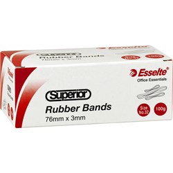 RUBBER BANDS 32 100GM 3.0X76MM